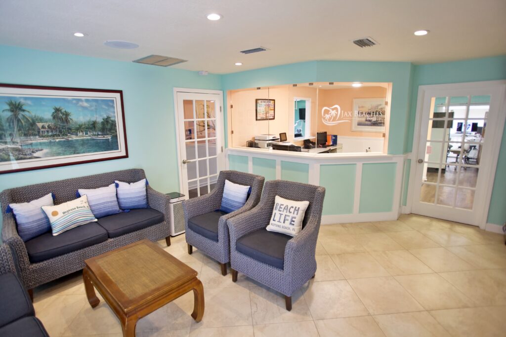 Our welcoming beachside dental practice office in Neptune Beach, FL.